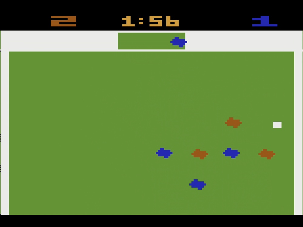 Gameplay of Championship Soccer for Atari 2600